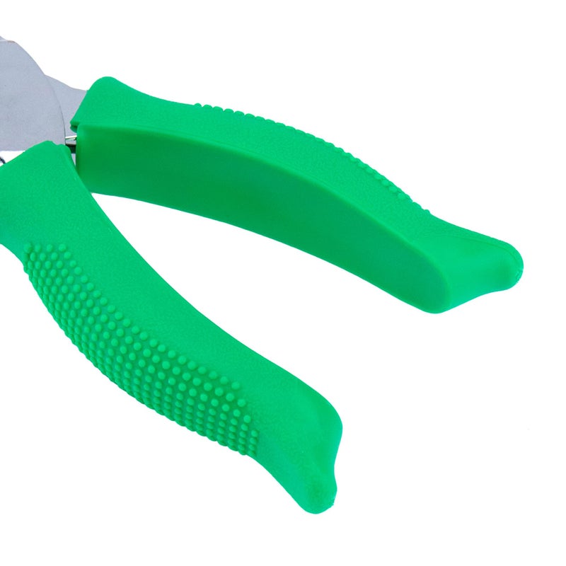 Oedema Handheld Hole Paper Punch 5mm Width Metal Hole Puncher with Rubber Grip Square Hole Punch - Image 4